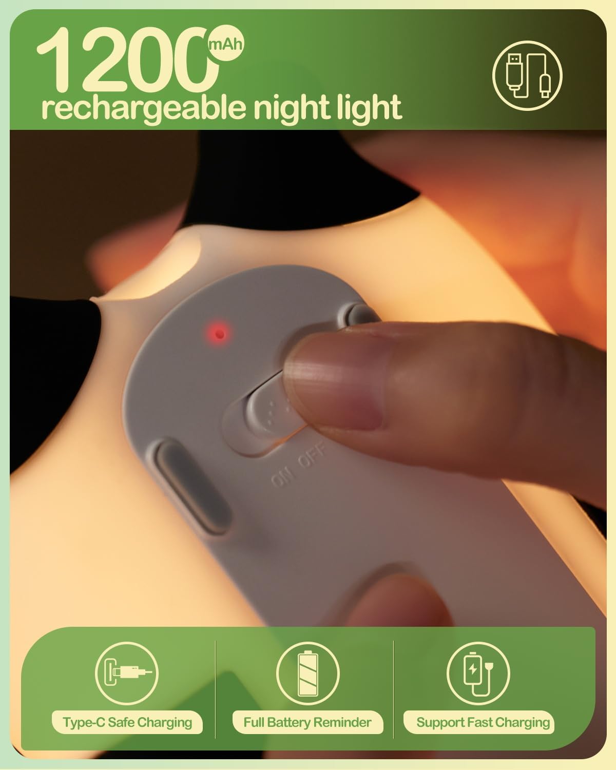 Cute Panda Night Light