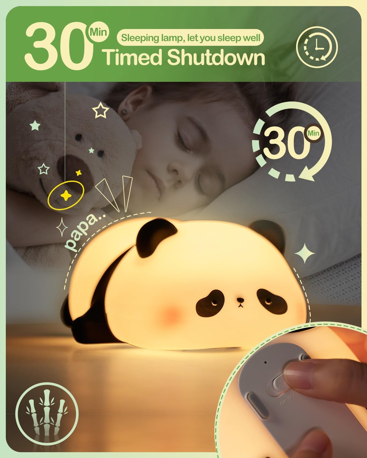Cute Panda Night Light